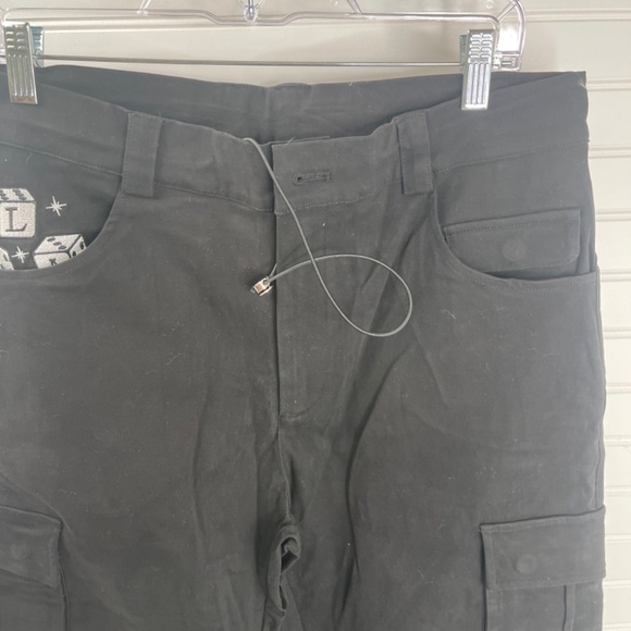 Saturn Los Angeles High Roller Cargo Pants Black Medium - Picture 4 of 8